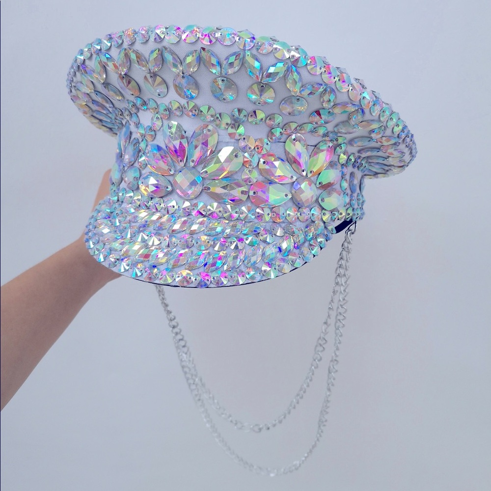 Handmade Captain Hat: Festival Hat, Military Hat